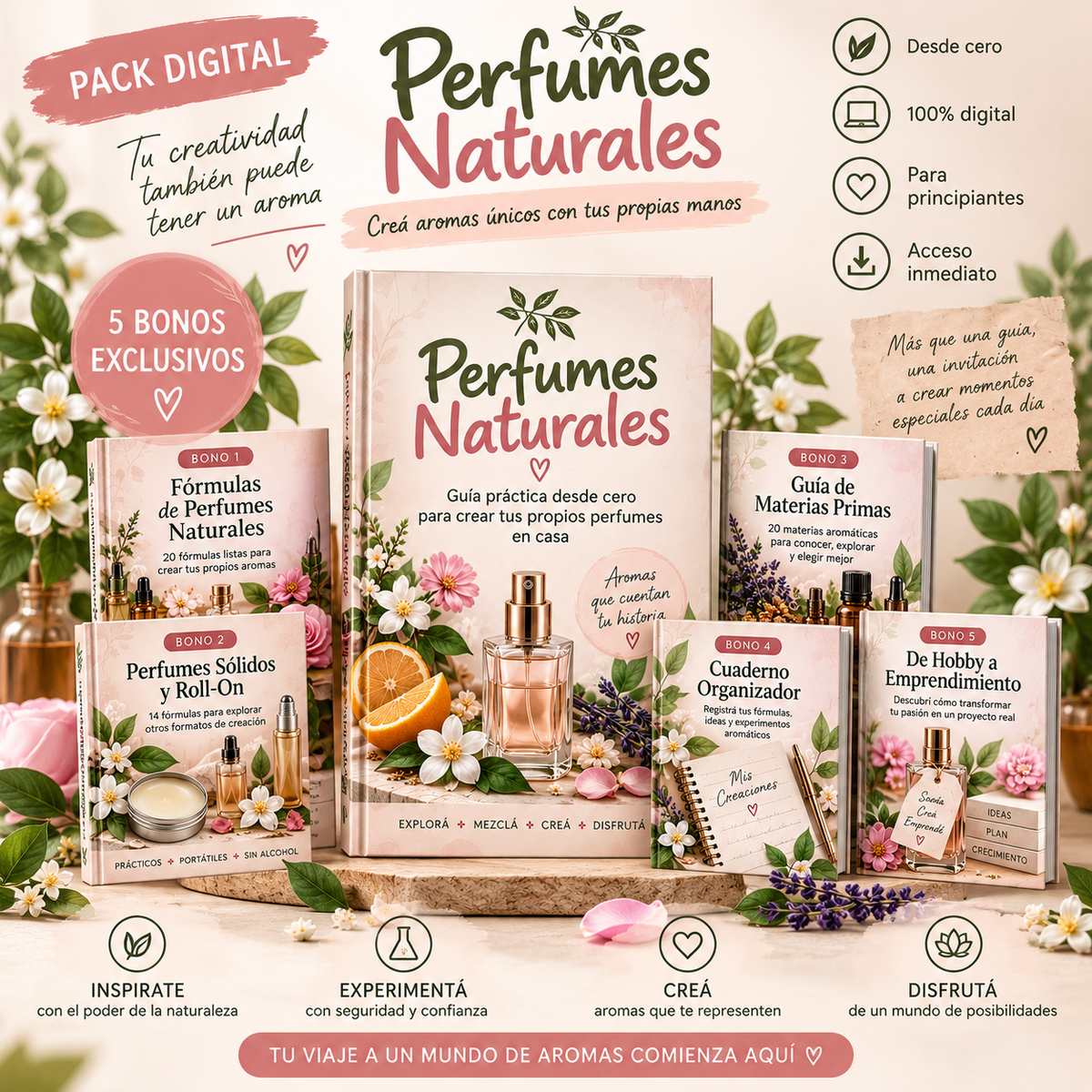 Pack Crea tus Perfumes Naturales